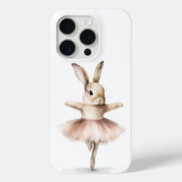 Aquarell Ballerina Bunny Dancing Tan Pink Case-Mate iPhone Hülle