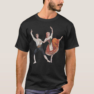 Aquarell-Ballerina  T-Shirt