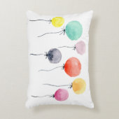 Aquarell-Ballone Zierkissen (Vorderseite(Vertikal))