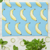 Aquarell-Banane Geschirrtuch (Gefaltet)