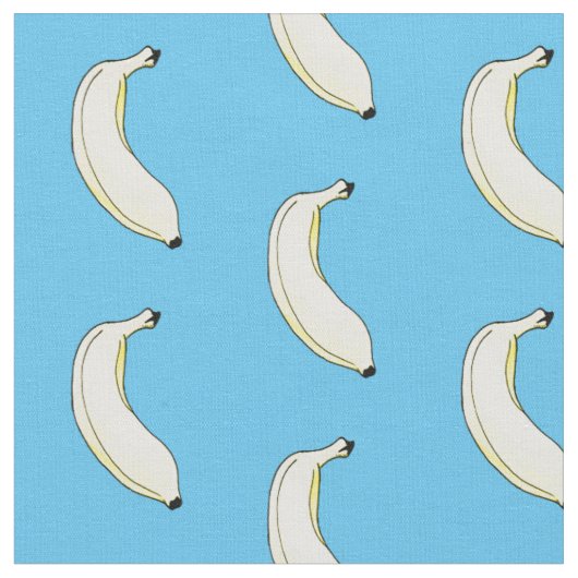 Aquarell-Banane Stoff (Nahaufnahme)