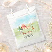 Aquarell Barnyard und Landtiere Vielen Dank Geschenktütchen (Ausgeschnitten)