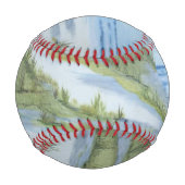 Aquarell Baseball (Rückseite)