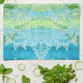 Aquarell-Batik-Paisley-Tee-Tuch Handtuch (Gefaltet)