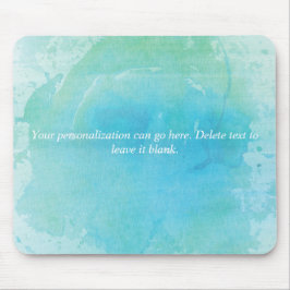 Aquarell Beach Ocean Blue Green Mouse Pad Mousepad