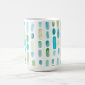 Aquarell Beach Sea Glass Gemis Kaffeetasse (Mittel)