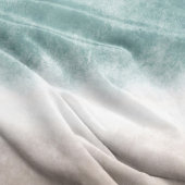 Aquarell Beach Waage See / Blau Grün Fleecedecke