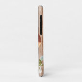 Aquarell-Beagle & Blumen Case-Mate iPhone Hülle (Hinten/Links)