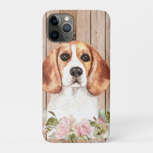 Aquarell-Beagle & Blumen  Case-Mate iPhone Hülle