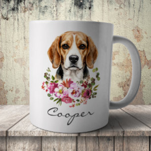Aquarell-Beagle Kaffeetasse