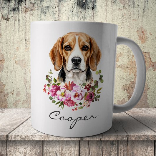 Aquarell-Beagle Kaffeetasse