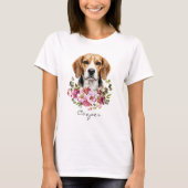 Aquarell-Beagle T-Shirt (Vorderseite)