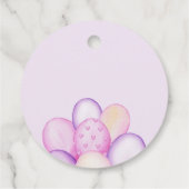 Aquarell Bearly Wait Baby Dusche Geschenkanhänger (Rückseite)