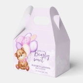 Aquarell Bearly Wait Baby Dusche Geschenkschachtel (Vorderseite)