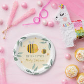 Aquarell Bee Honey Sweet Baby Dusche Pappteller (Party)
