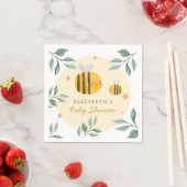 Aquarell Bee Honey Sweet Baby Dusche Serviette (Beispiel)