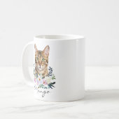 Aquarell Bengal-Katze Kaffeetasse (Vorderseite Links)