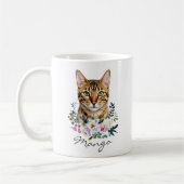 Aquarell Bengal-Katze Kaffeetasse (Links)
