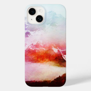 Aquarell-Berg Case-Mate iPhone 14 Hülle