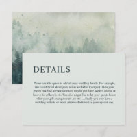 Aquarell Berge & Kiefern Hochzeit