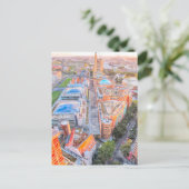Aquarell Berlin. Akkarten vom Potsdamer Platz Postkarte (Stehend Vorderseite)