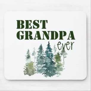 Aquarell Bester Opa Aller Zeiten Mousepad