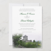 Aquarell-Bestimmungsort: Irland-Hochzeit Einladung (Vorderseite)