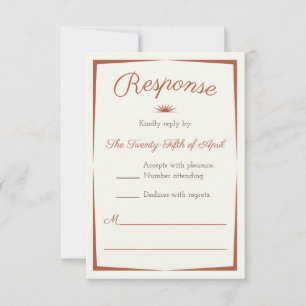 Aquarell-Bestimmungsort: Romantisches Wüste UAWG RSVP Karte