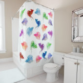 Aquarell Betta Fish Duschvorhang (Beispiel)
