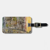 Aquarell Big Ben der Bestimmungsort-| u. Gepäckanhänger (Vorderseite horizontal)