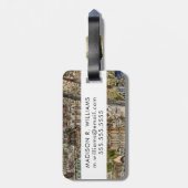 Aquarell Big Ben der Bestimmungsort-| u. Gepäckanhänger (Rückseite vertikal)