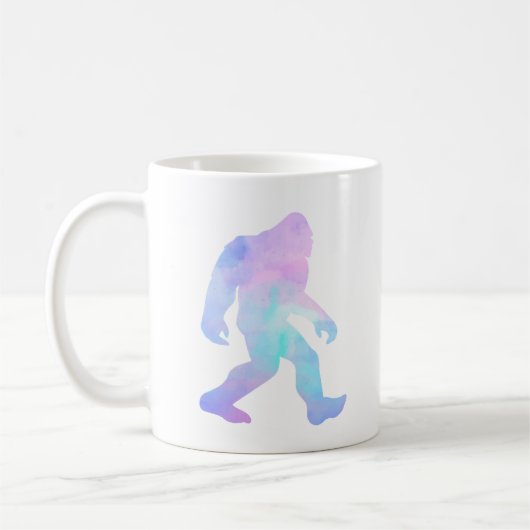 Aquarell Bigfoot Kaffeetasse (Links)