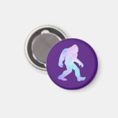 Aquarell Bigfoot Magnet (Vorderseite/Rückseite)