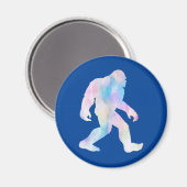 Aquarell Bigfoot Magnet (Vorderseite/Rückseite)