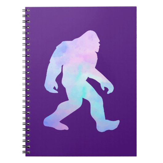 Aquarell Bigfoot Notizblock (Vorderseite)