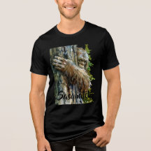 Aquarell Bigfoot Sasquatch Waldbewohner