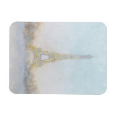 Aquarell | Bild von Eiffel Towe Magnet (Horizontal)