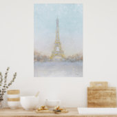 Aquarell | Bild von Eiffel Towe Poster (Küche)