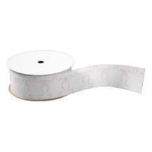 Aquarell Blassrosa Schleifen