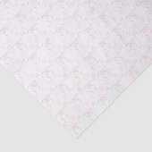 Aquarell Blassrosa Schleifen Seidenpapier (Ausschnitt)