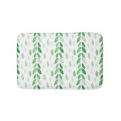 Aquarell-Blätter Badematte (Vorderseite)