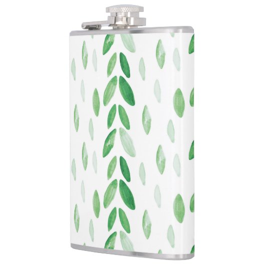 Aquarell-Blätter Flachmann (Links)