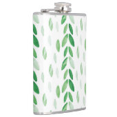 Aquarell-Blätter Flachmann (Rechts)