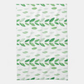 Aquarell-Blätter Geschirrtuch (Vertikal)