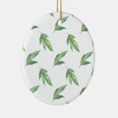 Aquarell-Blätter Keramik Ornament (Rechts)