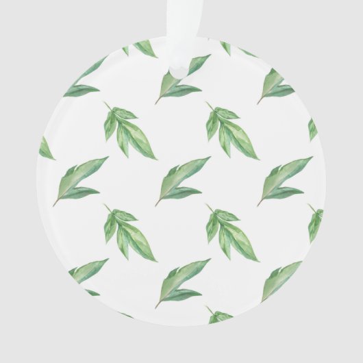 Aquarell-Blätter Ornament (Vorderseite)