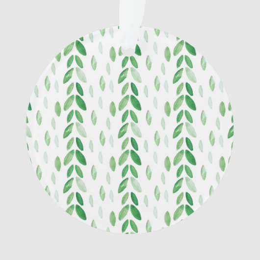 Aquarell-Blätter Ornament (Vorderseite)