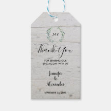 Aquarell Blätter rustikales Holz Danke für Ihre Ho