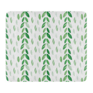 Aquarell-Blätter Schneidebrett