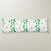 Aquarell-Blätter Seitenschläferkissen (Rückseite)